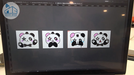 参加者からは、「Illustrator初心者だが、楽しかった!」「娘も楽しんでいました!」など好評で終了しました