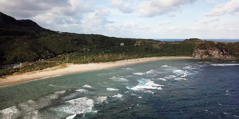 国頭村 宇佐浜ビーチ 北部