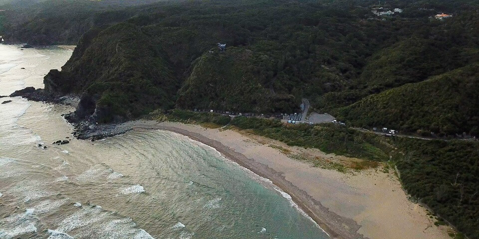 国頭村 宇佐浜ビーチ 北部