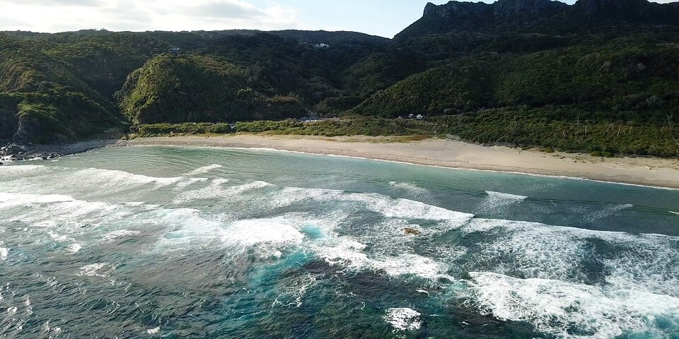 国頭村 宇佐浜ビーチ 北部
