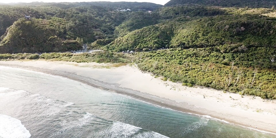国頭村 宇佐浜ビーチ 北部