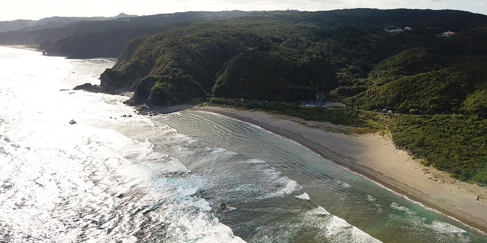 国頭村 宇佐浜ビーチ 北部