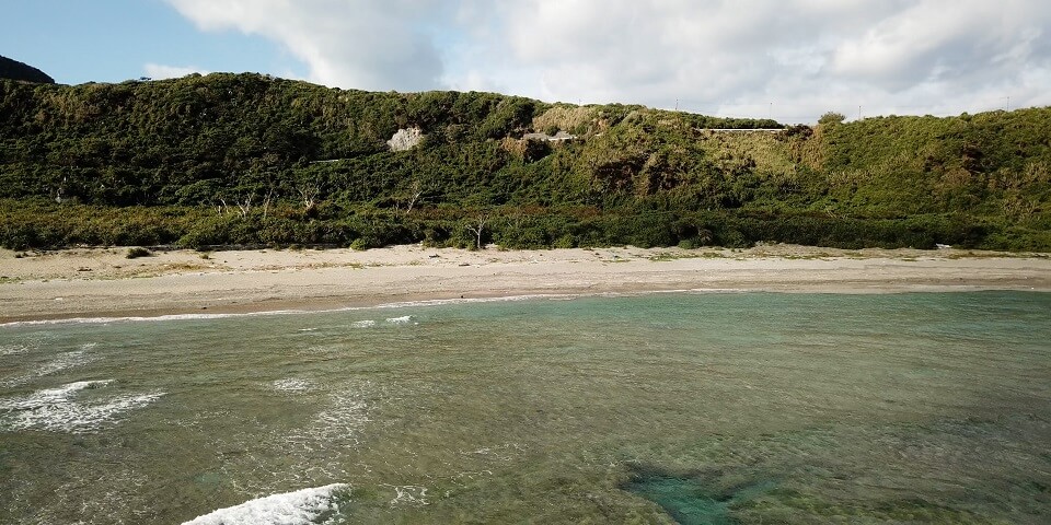 国頭村 宇佐浜ビーチ 北部