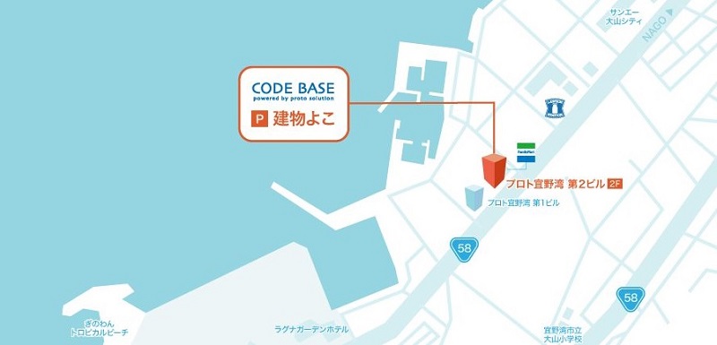 CODE BASE OKINAWA地図